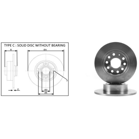 61269ap Applus Тормозной диск
