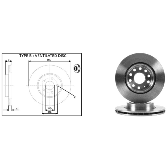 61273ap Applus Тормозной диск