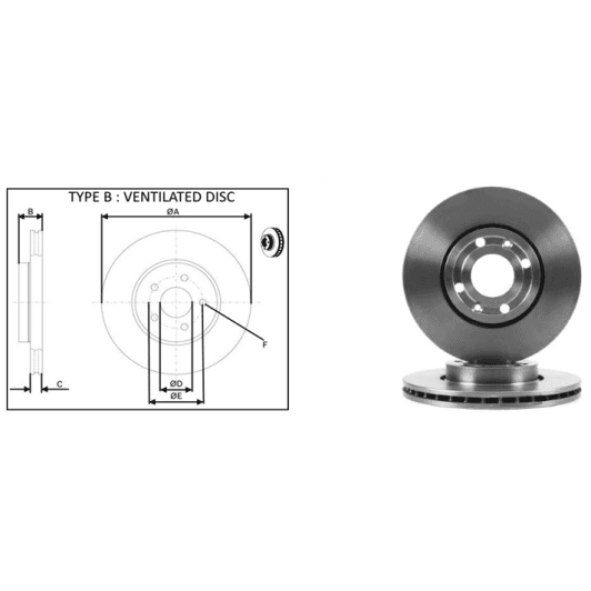 61274ap Applus Тормозной диск