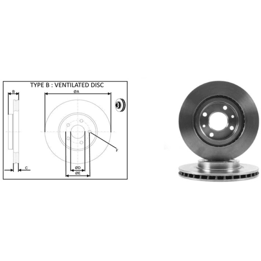 61292ap Applus Гальмівний диск
