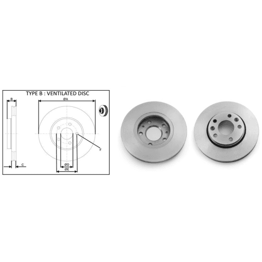 61295ap Applus Гальмівний диск