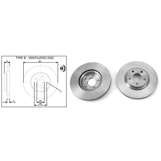 61296ap Applus Тормозной диск