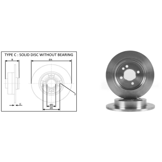 61299ap Applus Тормозной диск