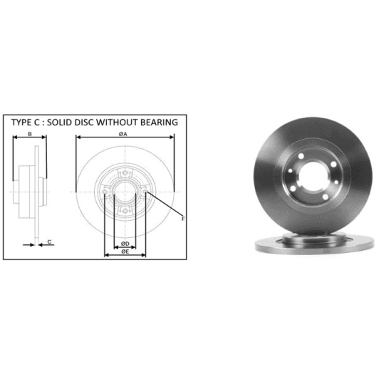 61300ap Applus Гальмівний диск