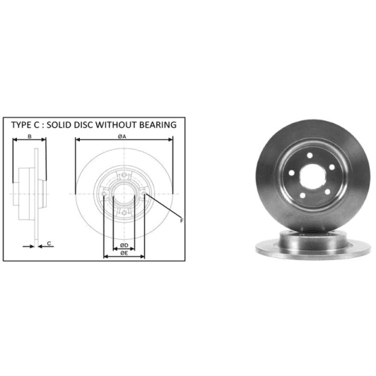 61301ap Applus Тормозной диск