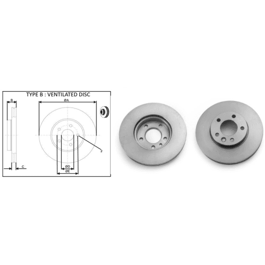 61315ap Applus Тормозной диск
