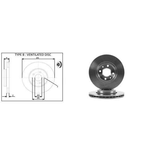 61316ap Applus Тормозной диск