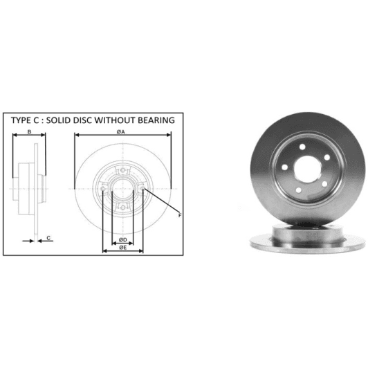 61318ap Applus Тормозной диск