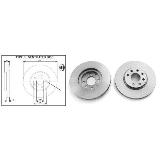 61319ap Applus Тормозной диск