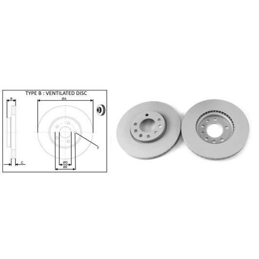 61325ap Applus Гальмівний диск