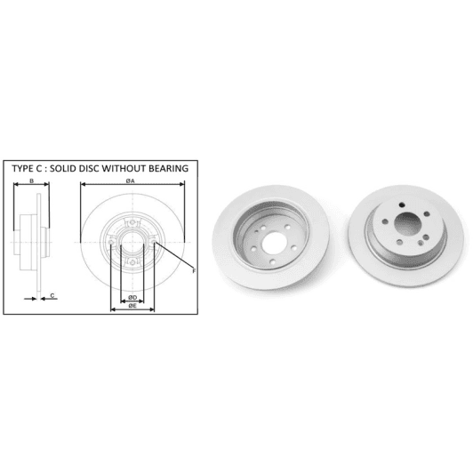 61366ap Applus Тормозной диск