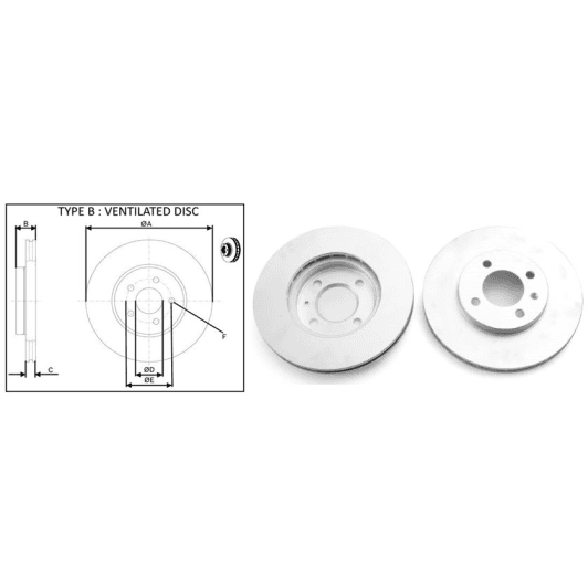 61376ap Applus Гальмівний диск