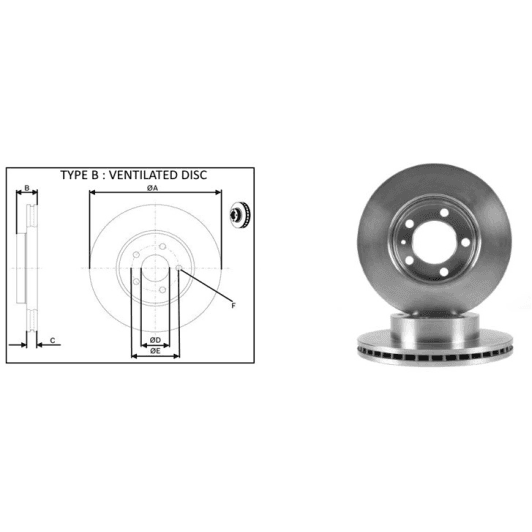 61378ap Applus Гальмівний диск