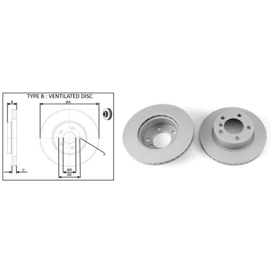 61391ap Applus Тормозной диск