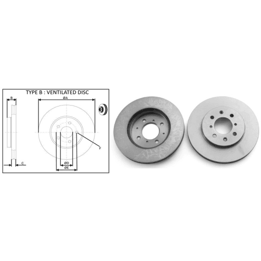 61408ap Applus Гальмівний диск