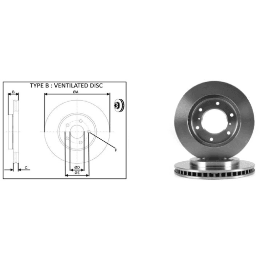 61412ap Applus Тормозной диск