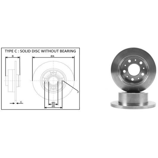 61447ap Applus Тормозной диск