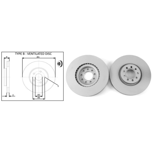 61553ap Applus Тормозной диск