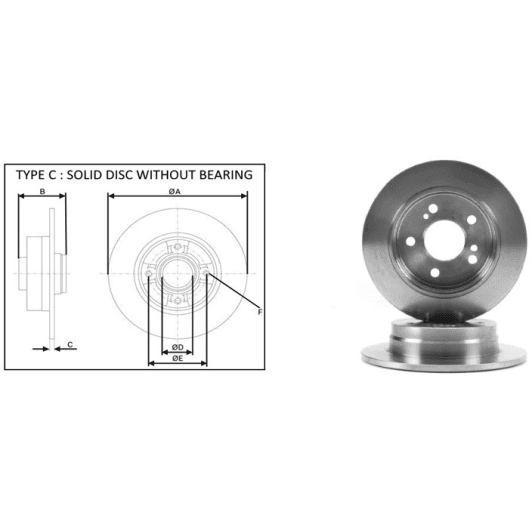 61623ap Applus Тормозной диск