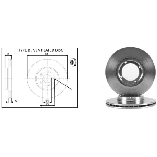 61638ap Applus Тормозной диск