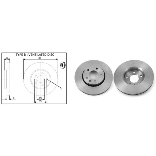 61293ap Applus Гальмівний диск
