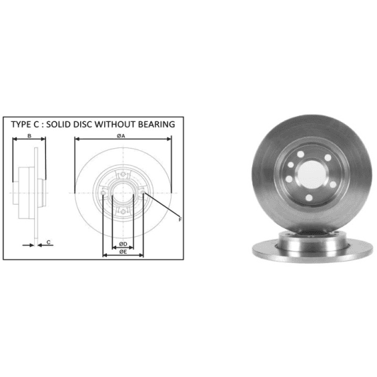61350ap Applus Тормозной диск для Volkswagen Transporter