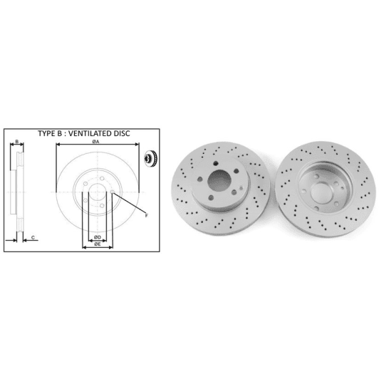 61410ap Applus Тормозной диск