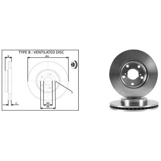 61508ap Applus Тормозной диск