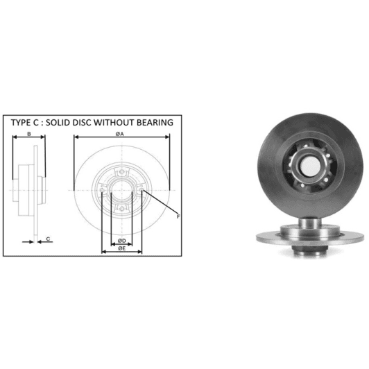 61612ap Applus Тормозной диск