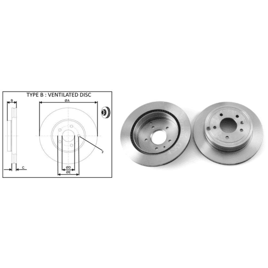 61647ap Applus Тормозной диск