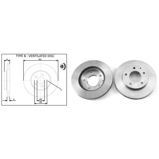 61651ap Applus Тормозной диск