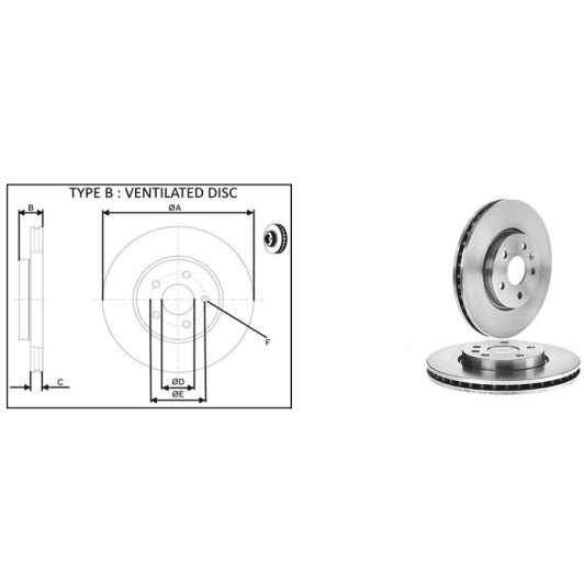 61398ap Applus Тормозной диск