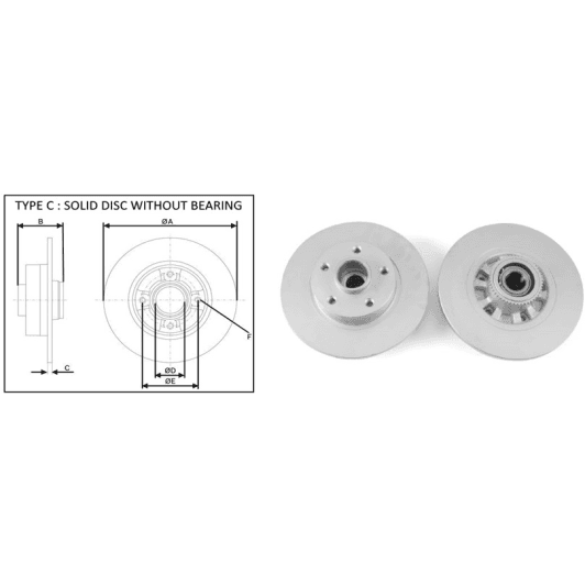 61421BAP Applus Гальмівний диск