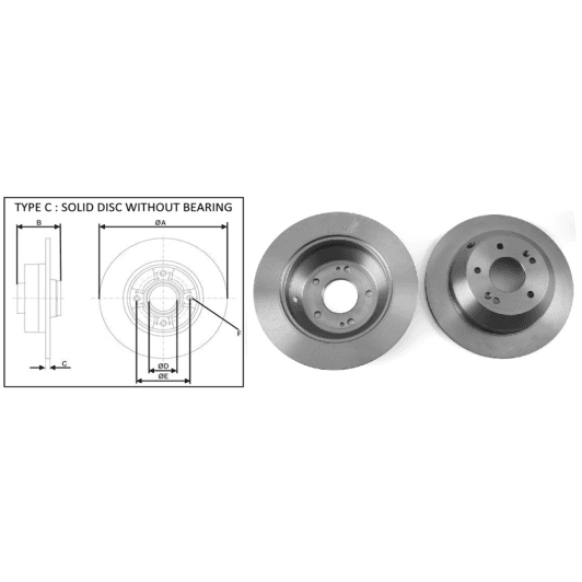 61566AP Applus Гальмівний диск