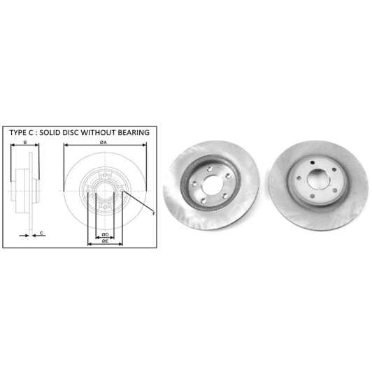 61679AP Applus Гальмівний диск