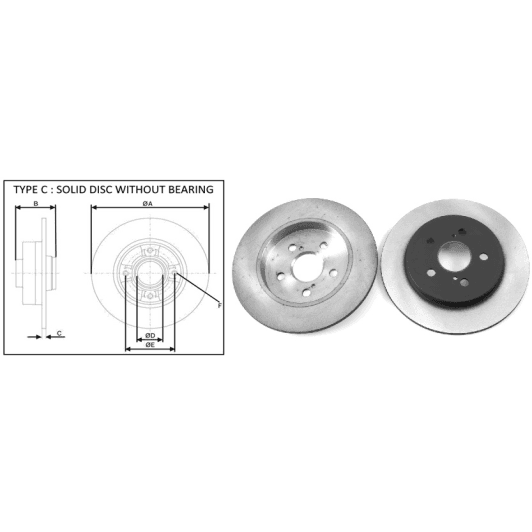 61686AP Applus Тормозной диск