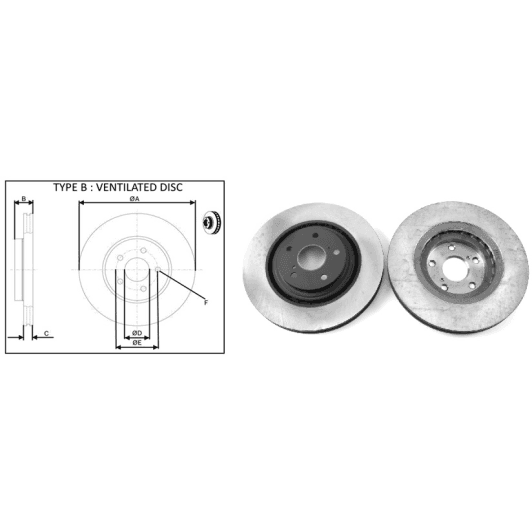 61692AP Applus Тормозной диск