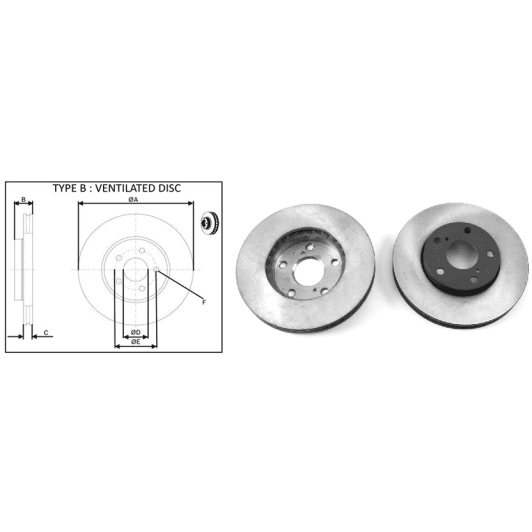 61698AP Applus Тормозной диск
