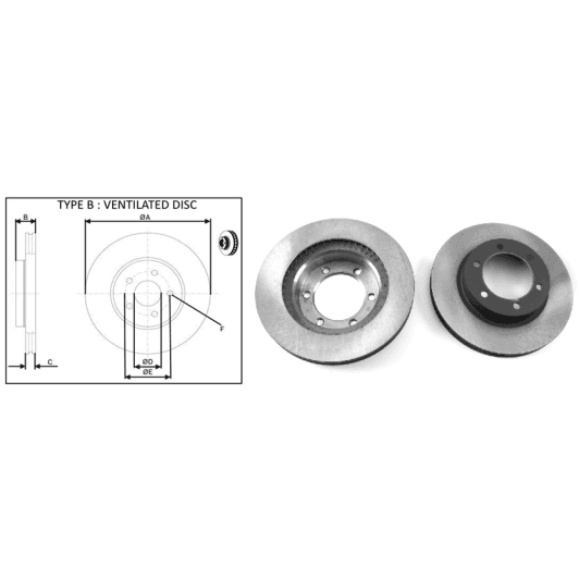 61706AP Applus Тормозной диск