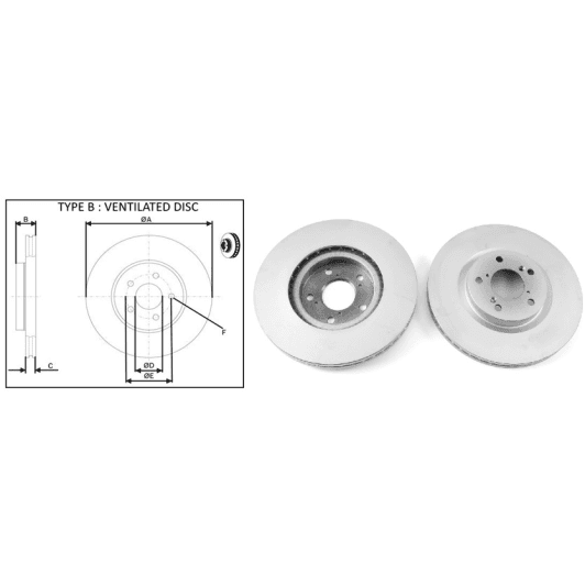 61710AP Applus Гальмівний диск