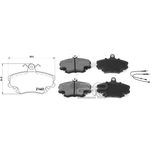 71119bbap Applus Тормозные колодки