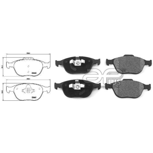 71139baap Applus Гальмівні колодки