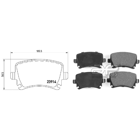 71159bcap Applus Тормозные колодки