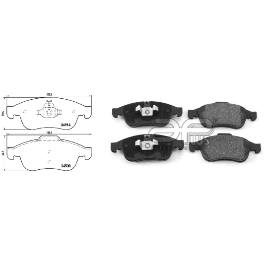 71184baap Applus Гальмівні колодки