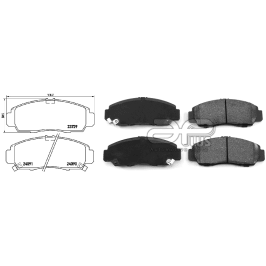 71201baap Applus Тормозные колодки