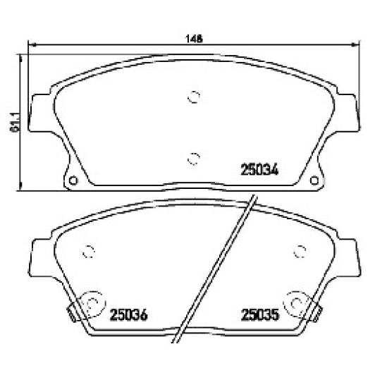 71205baap Applus Тормозные колодки