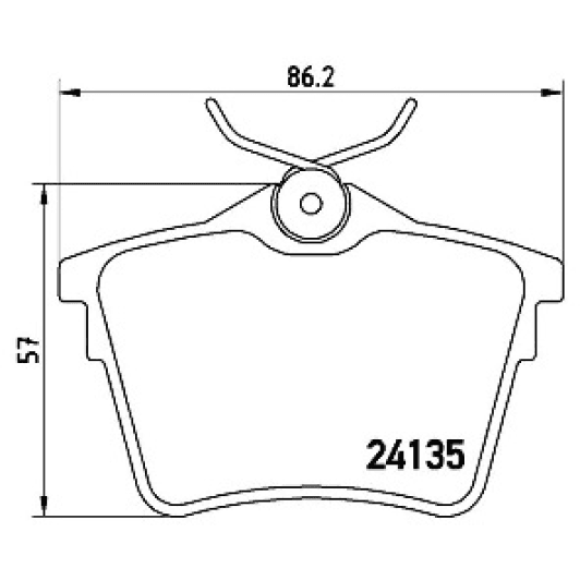 71248baap Applus Гальмівні колодки для Peugeot 407