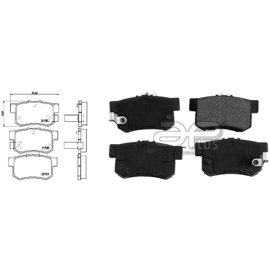 71278baap Applus Тормозные колодки