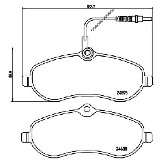 71303baap Applus Тормозные колодки