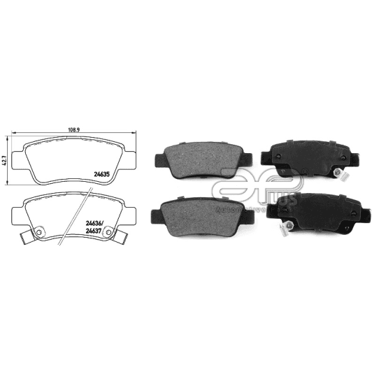 71304baap Applus Тормозные колодки для Honda CR-V